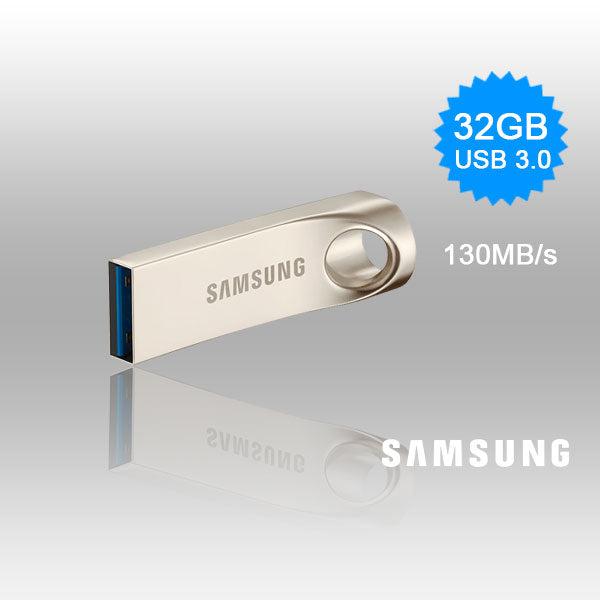 SAMSUNG 32GB USB 3.0 FLASH DRIVE - 130MB/s High-Speed Transfer (MUF-32BA)