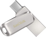 SanDisk Ultra Dual Drive Luxe 128GB USB 3.1 Type-C Flash Drive (150MB/s)