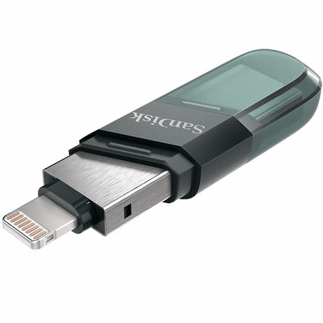 SanDisk 256GB iXpand Flash Drive with Dual Connectors and Automatic Backup