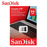 SanDisk Cruzer Fit CZ33 64GB Compact USB Drive