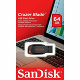 SanDisk Cruzer Blade CZ50 64GB Compact USB Flash Drive