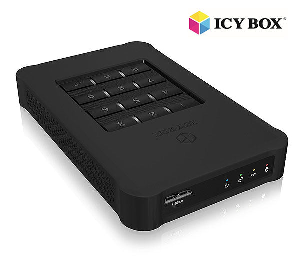 USB 3.0 Encrypted Keypad Enclosure for 2.5" SATA SSD/HDD - ICY BOX IB-289U3