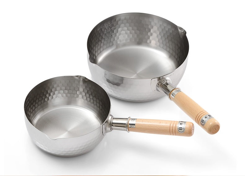 Yoshikawa Stainless Steel Yukihira Saucepan Set - 20cm & 22cm Duo