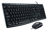 Logitech MK200 Wired Keyboard and Mouse Combo with 1000dpi Sensitivity