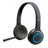 Logitech H600 Wireless USB Headset with Noise-Canceling Microphone and Foldable Design