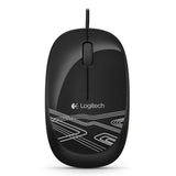 Logitech M105 Optical USB Mouse - Black (910-002920) - Front View