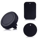 Magnetic Car Vent Holder - Black - Top-Down View