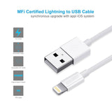 Choetech 1.2M MFI Certified Lightning Cable for iPhone - White