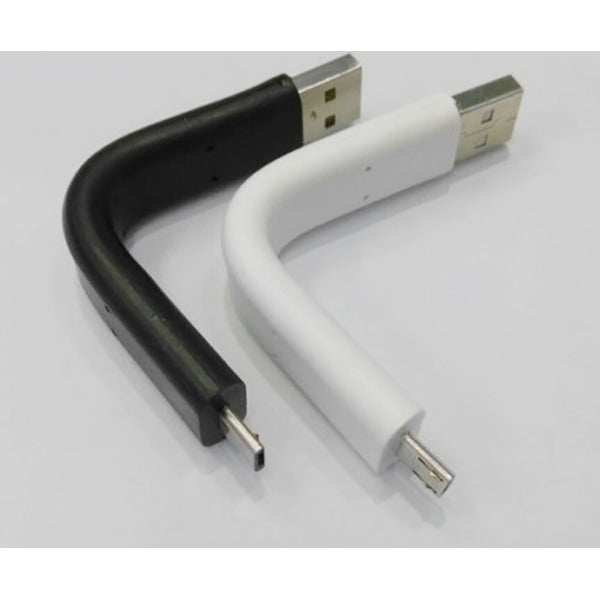 Flexible Black USB Data Sync and Charging Cable for iPhone 5/5S/6 with Stand Mount