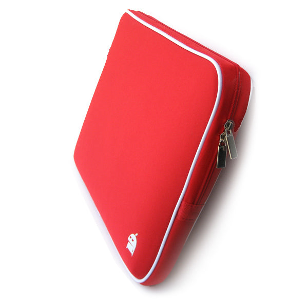 Vibrant Red Molded Laptop Sleeve for 12-14 Inch Devices