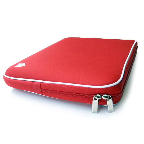 Vibrant Red Molded Laptop Sleeve for 12-14 Inch Devices