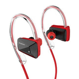 Simplecom HS200 NFC Bluetooth Sports Neckband Earbuds in Red