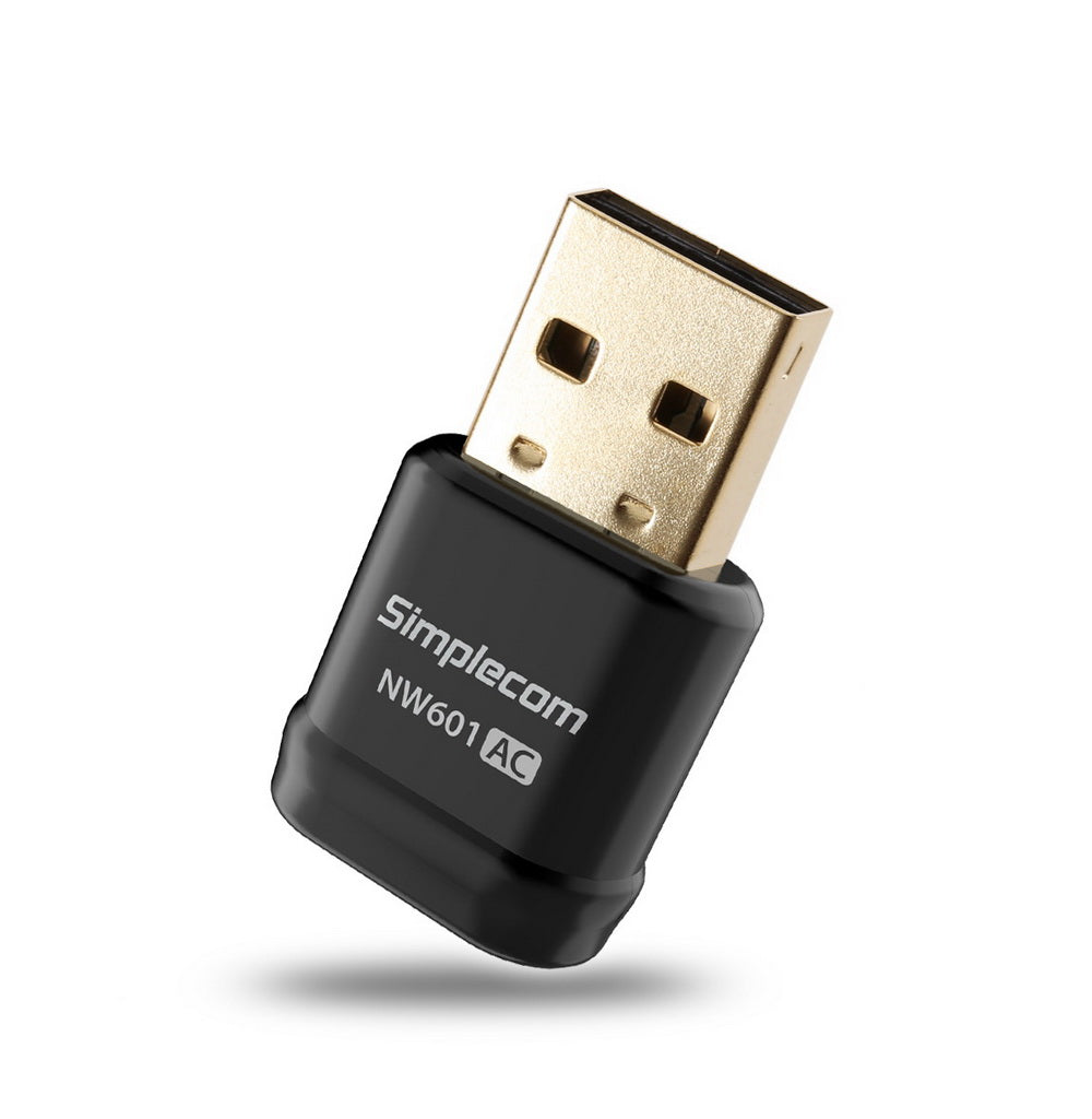 Simplecom NW601 AC600 Dual Band Mini Wireless USB Adapter