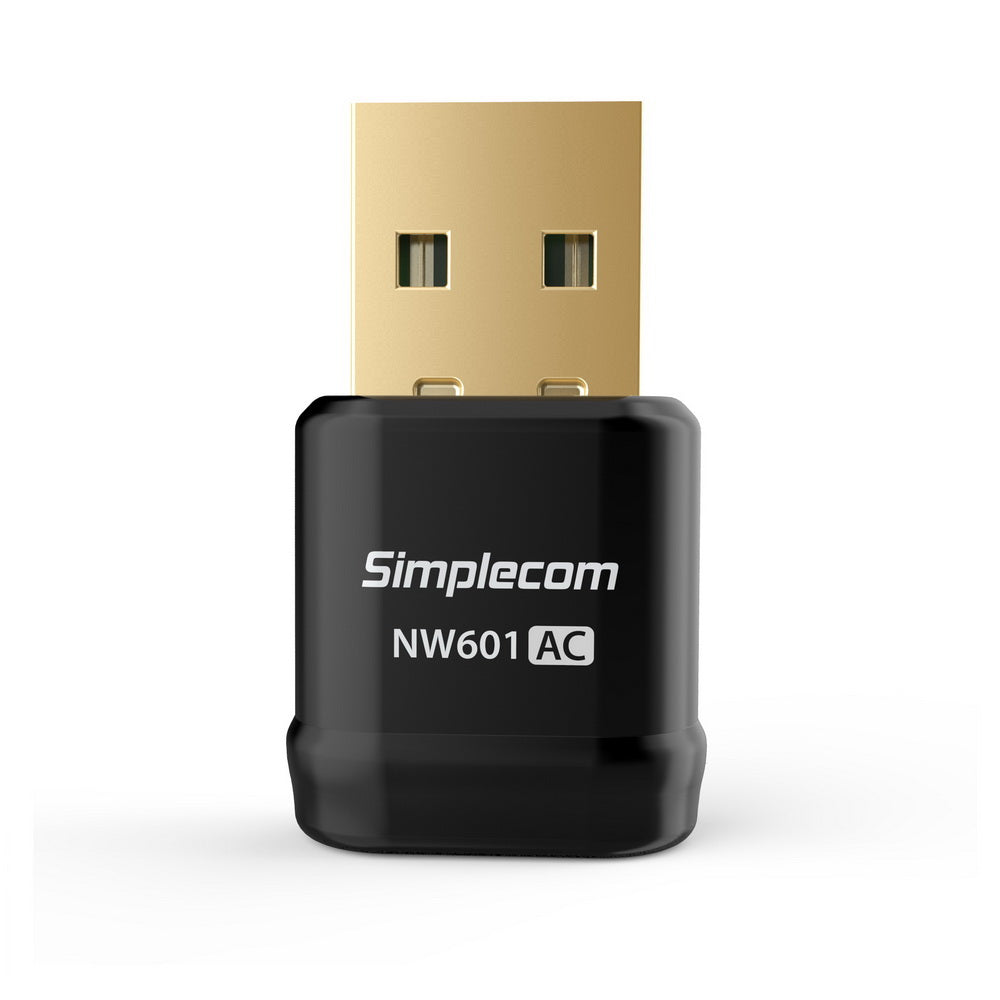 Simplecom NW601 AC600 Dual Band Mini Wireless USB Adapter