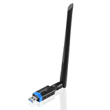 Dual Band AC1200 Wi-Fi 5 & Bluetooth 5.0 USB Adapter with High Gain Antenna