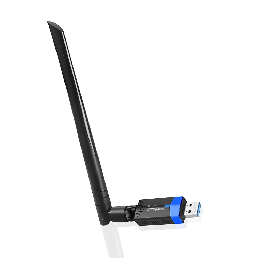 Dual Band AC1200 Wi-Fi 5 & Bluetooth 5.0 USB Adapter with High Gain Antenna