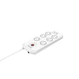 Huntkey 6-Outlet Power Strip with Dual USB Charging Ports and Surge Protection (SAC607)