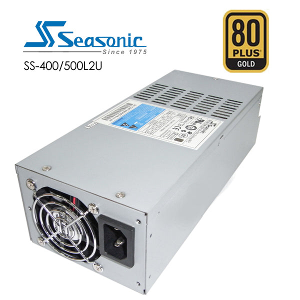 Seasonic SS-500L 2U High-Efficiency Power Supply with Active PFC