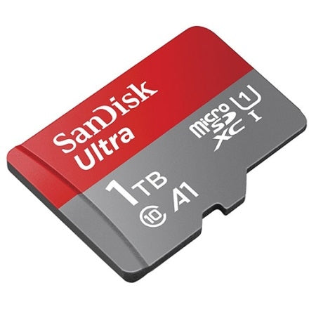 SanDisk Ultra 1TB Micro SDXC UHS-I Card - 120MB/s, Class 10, A1 Performance, No Adapter