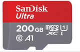 SanDisk Ultra 200GB Micro SDXC UHS-I Memory Card with 120MB/s Speed, A1 Class