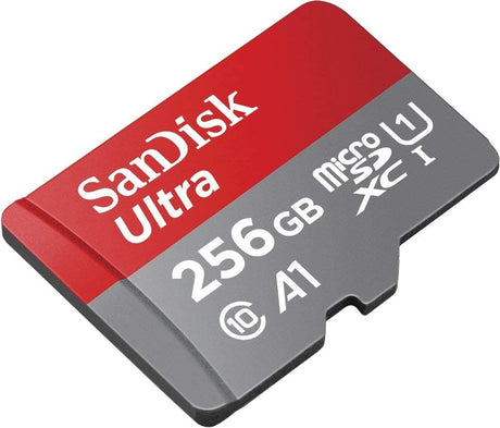 SanDisk Ultra 256GB Micro SDXC UHS-I Card - High-Speed 120MB/s, A1 Performance, Full HD Video