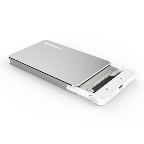 Simplecom SE219 Tool-Free USB 3.1 Type-C Aluminium Enclosure for 2.5'' SATA HDD/SSD - Silver