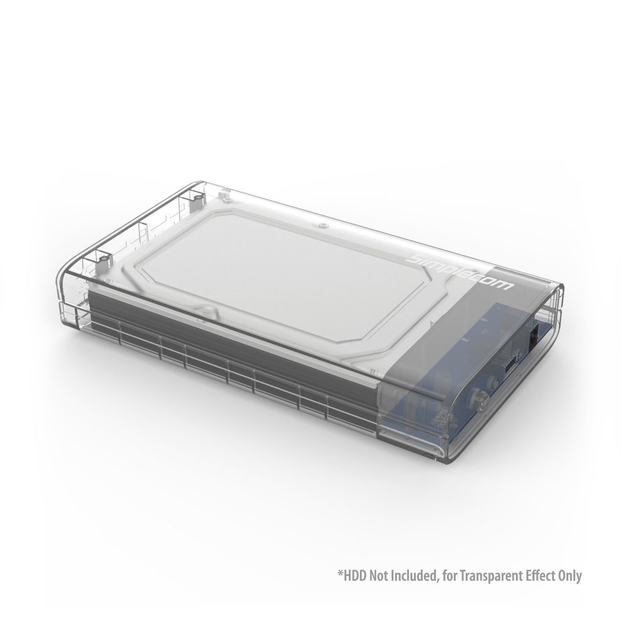 Transparent 3.5" SATA to USB 3.0 Hard Drive Docking Station with Removable Cover