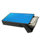 Simplecom SE325 Quick Install 3.5" SATA HDD to USB 3.0 External Hard Drive Enclosure - Blue