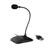 Simplecom UM350 USB Desktop Microphone with Mute Button and Adjustable Neck