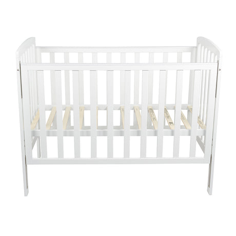 Bristol Wooden Baby Cot - White