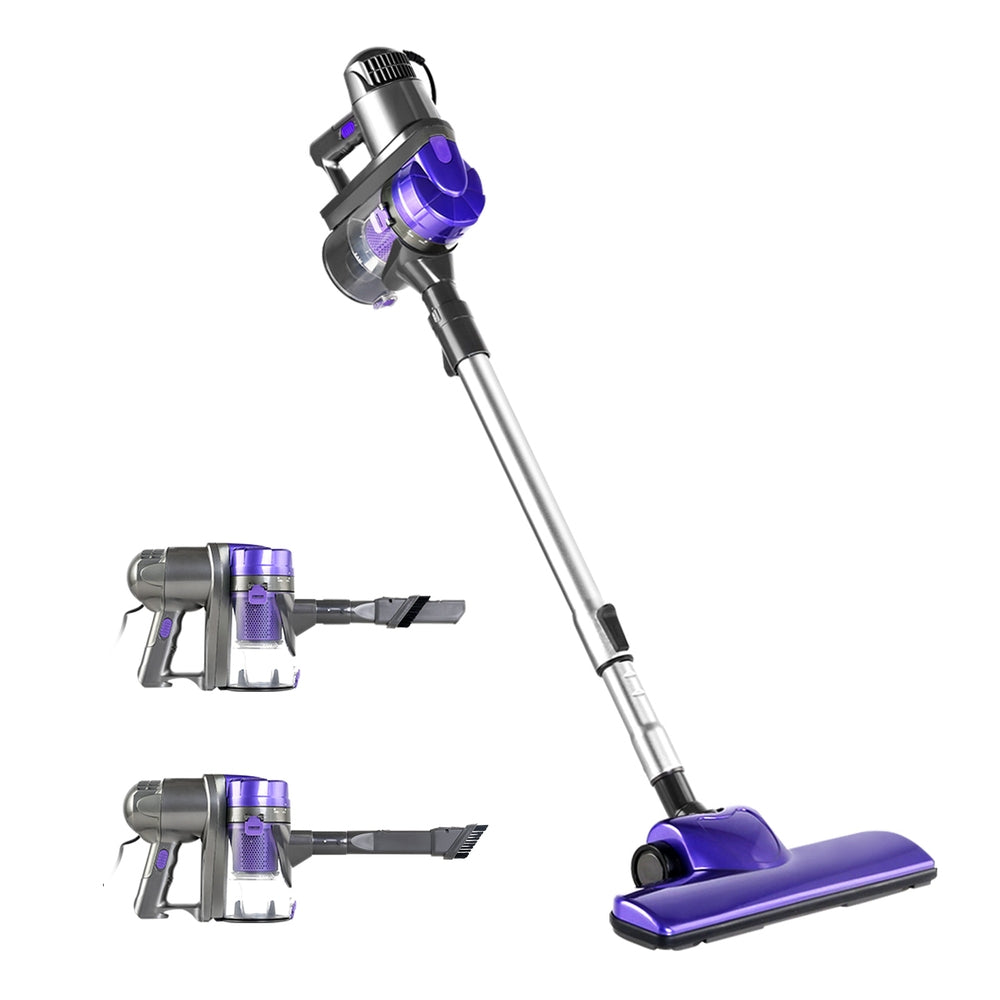 Devanti 450W Purple Corded Handheld Stick Vacuum Cleaner