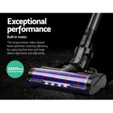 Devanti Cordless Vacuum Cleaner Motorized Roller Brush Attachment