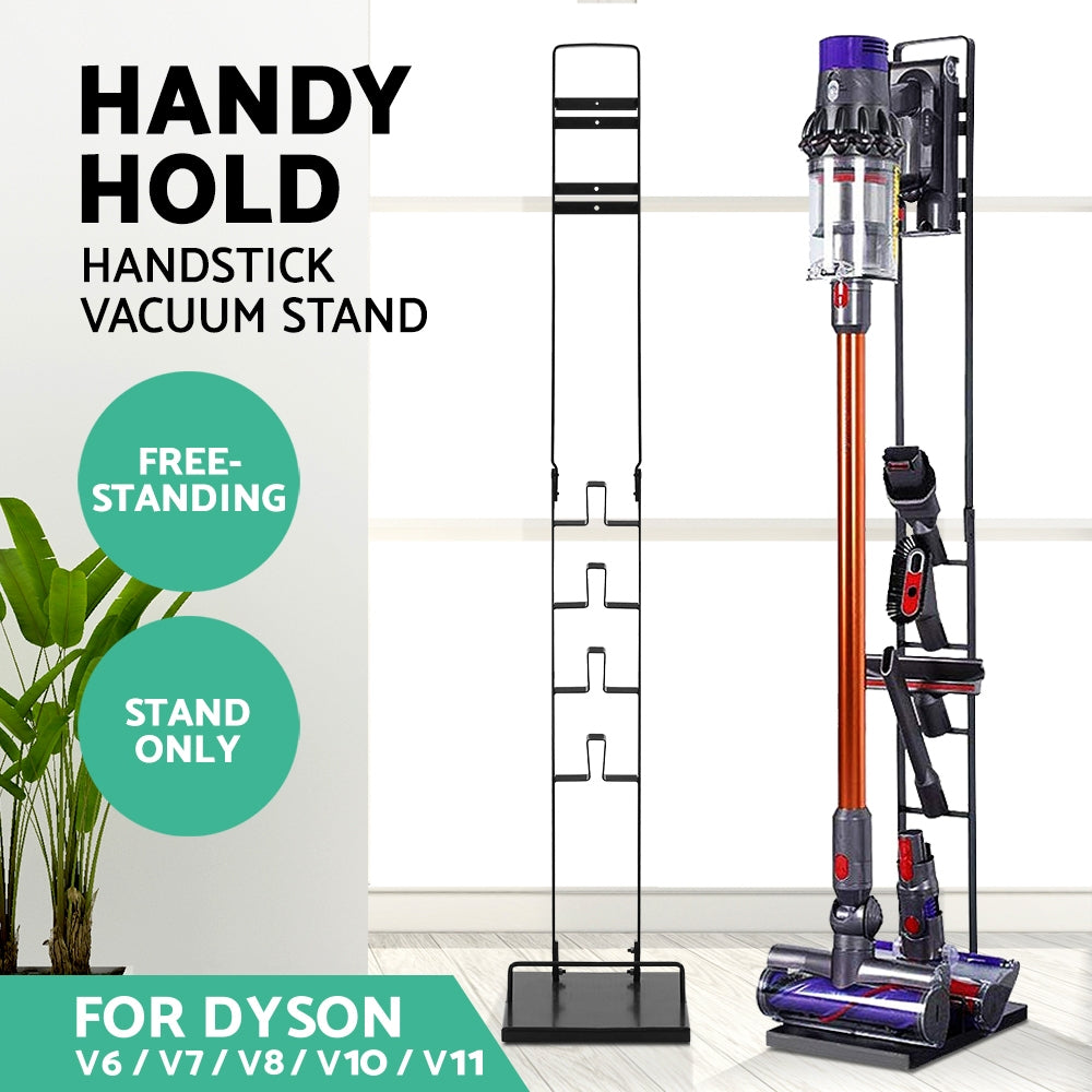 Dyson Handheld Vacuum Stand Rack - Freestanding Holder for V6, V7, V8, V10, V11 - Black