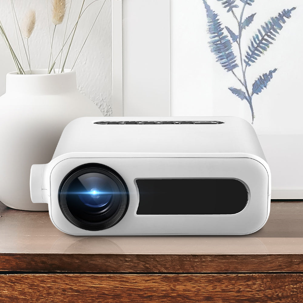 Compact HD 1080P Mini Projector with Wi-Fi, USB & HDMI - Portable Home Cinema Experience