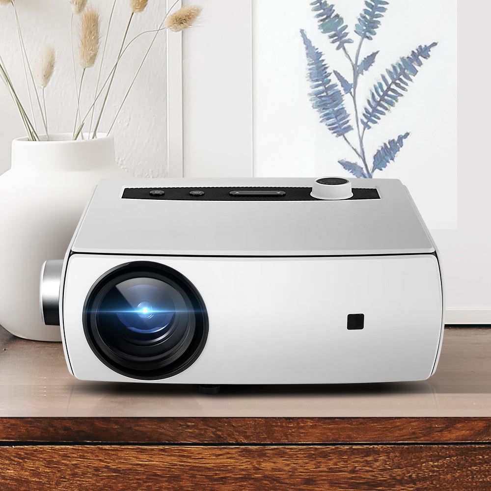 Portable 220 ANSI Lumens Mini Video Projector with Wi-Fi, HDMI & USB - Full HD Home Theater Experience