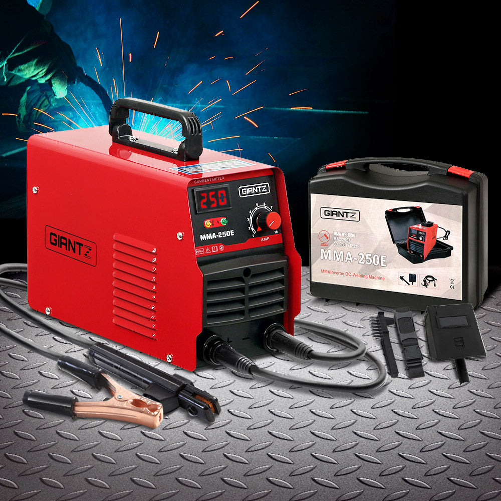 Giantz 250A Portable IGBT Inverter MMA ARC Welding Machine with Digital Control