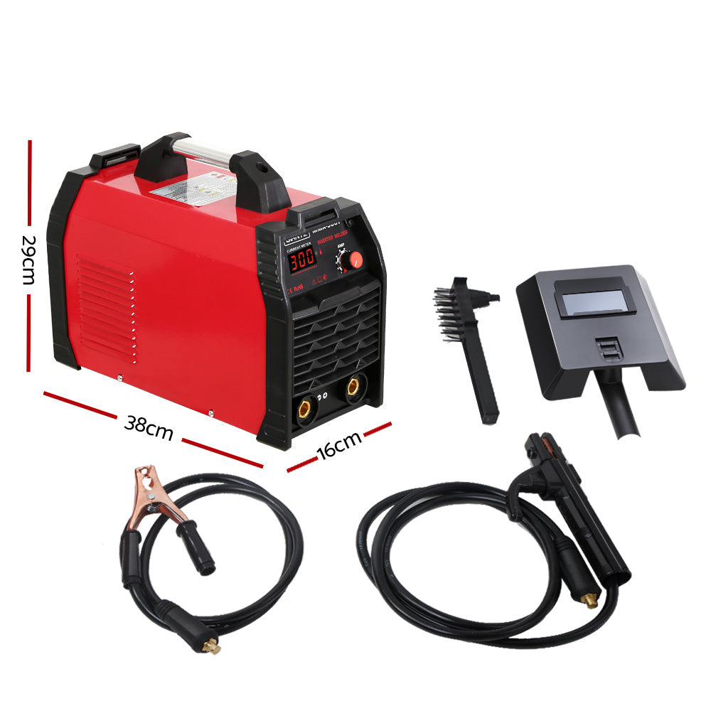 Giantz 300A Portable IGBT DC Inverter MMA ARC Welding Machine with Digital Display and Advanced Cooling System