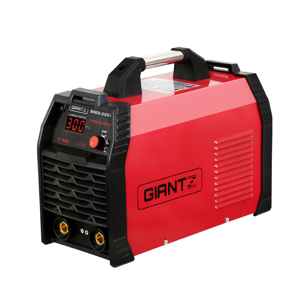 Giantz 300A Portable IGBT DC Inverter MMA ARC Welding Machine with Digital Display and Advanced Cooling System