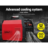 Giantz 220A Portable DC Inverter Welder for TIG/MMA/ARC - Professional Quality Welding Machine - Rear View