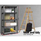 Heavy-Duty 1.5M Metal Steel Storage Shelving Unit for Garage and Warehouse