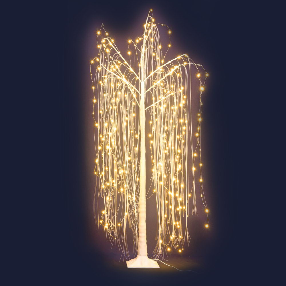 Enchanting 1.8M LED Willow Tree with Warm White Lights for Christmas