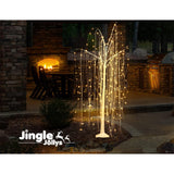 Enchanting 1.8M LED Willow Tree with Warm White Lights for Christmas - Rear View