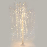 Enchanting 1.8M LED Willow Tree with Warm White Lights for Christmas - Low Angle