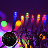 Multicolour 800 LED Christmas Icicle Lights with 8 Effects