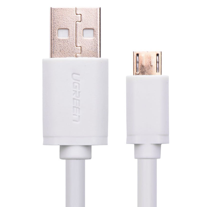 UGREEN 1M Gold-Plated Micro USB to USB A Cable - White (10848)