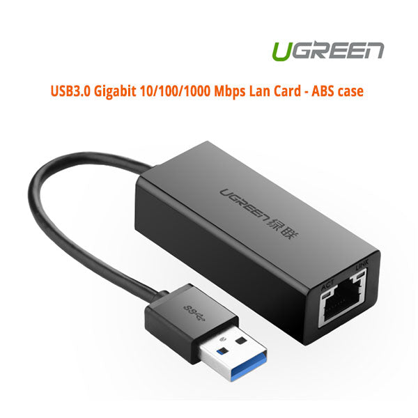 UGREEN USB 3.0 Gigabit Ethernet Network Adapter (10/100/1000 Mbps)