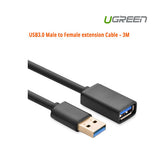 UGREEN 3M USB 3.0 A Male to Female Extension Cable (Model 30127)