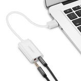 UGREEN USB 2.0 External Stereo Audio Adapter with 3.5mm Ports (30143)