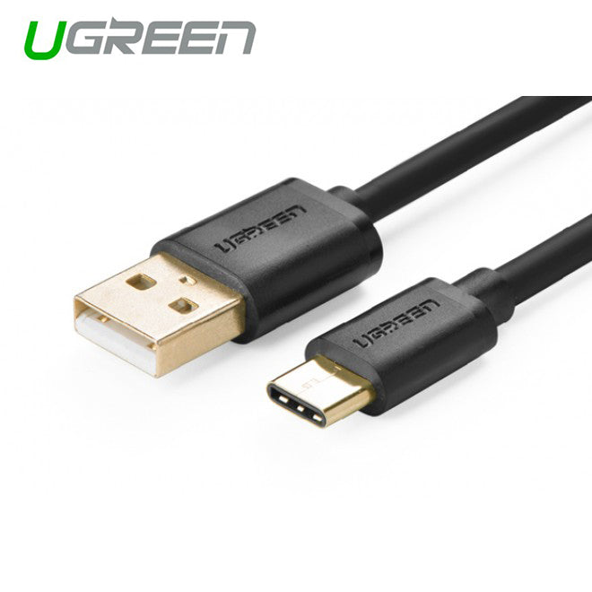 UGREEN USB 2.0 Type A to USB 3.1 Type-C Male Charging & Sync Cable - 1M White (30165)