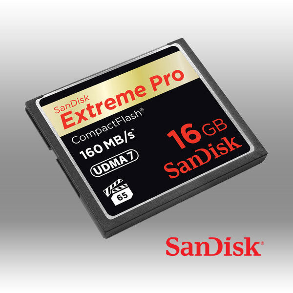 SanDisk Extreme PRO 256GB CompactFlash Memory Card - 160MB/s Transfer Speed for Professional Video and Photography